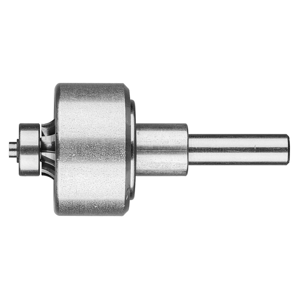 PFERD - SL-3, 5/8" Cut Diam, 1/4" Shank Diam, Carbide Aluma Cut End Cut Conical Radius End Burr - Exact Industrial Supply