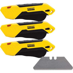 Stanley - Utility Knives, Snap Blades & Box Cutters Type: Safety Utility Knife Blade Type: Retractable - Exact Industrial Supply