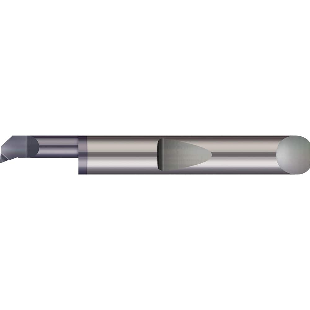 Micro 100 - Boring Bars; Minimum Bore Diameter (Decimal Inch): 0.0600 ; Maximum Bore Depth (Decimal Inch): 0.2000 ; Material: Solid Carbide ; Boring Bar Type: Boring ; Shank Diameter (Decimal Inch): 0.1875 ; Shank Diameter (Inch): 3/16 - Exact Industrial Supply