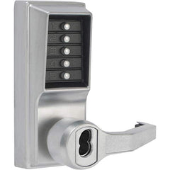 Simplex - Lever Locksets Type: Push-button Lock Door Thickness: 1-3/4 - Exact Industrial Supply