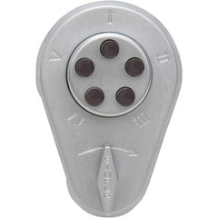 Simplex - Lever Locksets Type: Thumbturn Door Thickness: 1-3/4 - Exact Industrial Supply