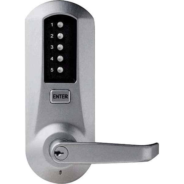 Simplex - Lever Locksets Type: Push-button Lock Door Thickness: 1-3/4 - Exact Industrial Supply