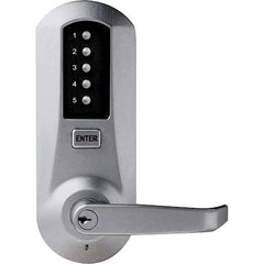 Simplex - Lever Locksets Type: Push-button Lock Door Thickness: 1-3/4 - Exact Industrial Supply