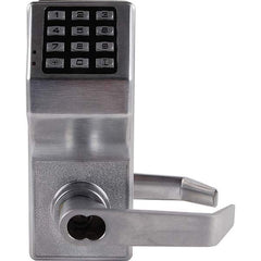 Alarm Lock - Lever Locksets Type: Entrance Door Thickness: 1-3/4 - Exact Industrial Supply