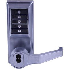Simplex - Lever Locksets Type: Push-button Lock Door Thickness: 1-3/4 - Exact Industrial Supply