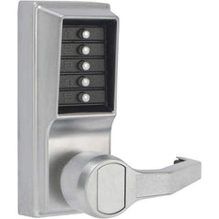 Simplex - Lever Locksets Type: Push-button Lock Door Thickness: 1-3/4 - Exact Industrial Supply