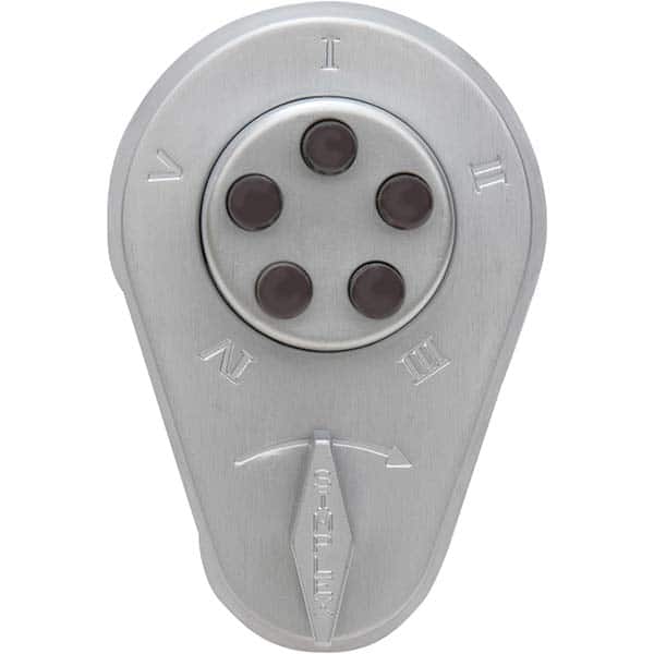 Simplex - Lever Locksets Type: Thumbturn Door Thickness: 1-3/4 - Exact Industrial Supply