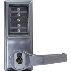 Simplex - Lever Locksets Type: Push-button Lock Door Thickness: 1-3/4 - Exact Industrial Supply