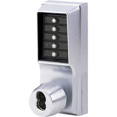 Simplex - Lever Locksets Type: Push-button Lock Door Thickness: 1-3/4 - Exact Industrial Supply