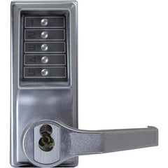 Simplex - Lever Locksets Type: Push-button Lock Door Thickness: 1-3/4 - Exact Industrial Supply