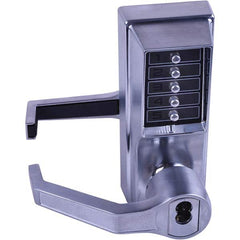 Simplex - Lever Locksets Type: Push-button Lock Door Thickness: 1-3/4 - Exact Industrial Supply