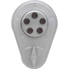 Simplex - Lever Locksets Type: Thumbturn Door Thickness: 1-3/4 - Exact Industrial Supply