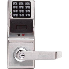 Alarm Lock - Lever Locksets Type: Entrance Door Thickness: 1-3/4 - Exact Industrial Supply