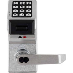 Alarm Lock - Lever Locksets Type: Entrance Door Thickness: 1-3/4 - Exact Industrial Supply