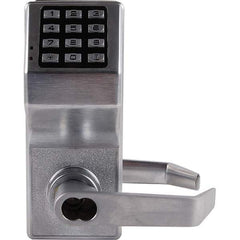 Alarm Lock - Lever Locksets Type: Entrance Door Thickness: 1-3/4 - Exact Industrial Supply