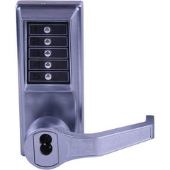 Simplex - Lever Locksets Type: Push-button Lock Door Thickness: 1-3/4 - Exact Industrial Supply
