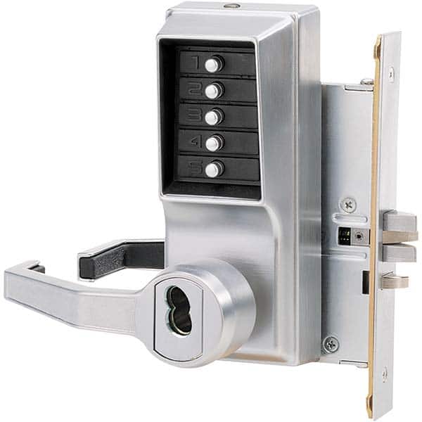 Simplex - Lever Locksets Type: Keypad Door Thickness: 1-3/4 - Exact Industrial Supply