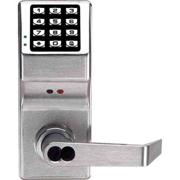 Alarm Lock - Lever Locksets Type: Entrance Door Thickness: 1-3/4 - Exact Industrial Supply