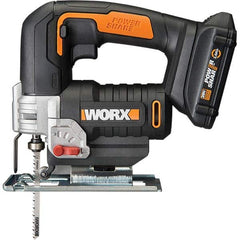 Worx - Cordless Jigsaws Voltage: 20 Strokes per Minute: 2600 - Exact Industrial Supply