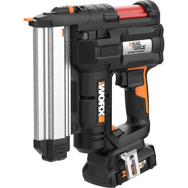 Worx - Cordless Nailers Fastener Type: Staple Gun/Brad Nailer Nail Diameter (Gauge): 18.00 - Exact Industrial Supply