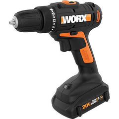 Worx - Cordless Drills Battery Voltage: 20 Battery Chemistry: Lithium-Ion - Exact Industrial Supply