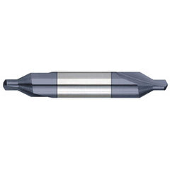Titan USA - Combination Drill & Countersinks; Material: High Speed Steel ; Included Angle: 60 ; Trade Size: #0000 ; Body Diameter (Inch): 1/8 ; Body Diameter (Decimal Inch): 1/8 ; Overall Length (Inch): 1-1/4 - Exact Industrial Supply