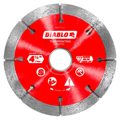 Freud - Wet & Dry-Cut Saw Blades; Blade Diameter (Inch): 4-1/2 ; Blade Material: Diamond-Tipped ; Arbor Style: Standard Round ; Arbor Hole Diameter (Inch): 0.7874; 5/8; 7/8 ; Arbor Hole Diameter (Decimal Inch): 0.7874; 5/8; 7/8 ; Application: Mortar Join - Exact Industrial Supply