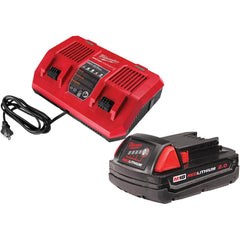 Power Tool Charger: 18V, Lithium-ion 1 Battery, 2 hr Charge time, Battery Included