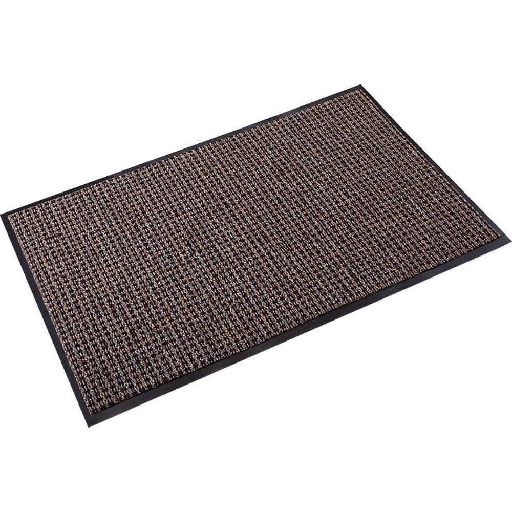 Crown Matting - Entrance Matting; Indoor or Outdoor: Indoor ; Traffic Type: Heavy, Medium & Light; Heavy Duty ; Surface Material: Polypropylene ; Base Material: Nitrile; Vinyl ; Surface Pattern: Cut Pile; Looped ; Color: Black/Brown - Exact Industrial Supply