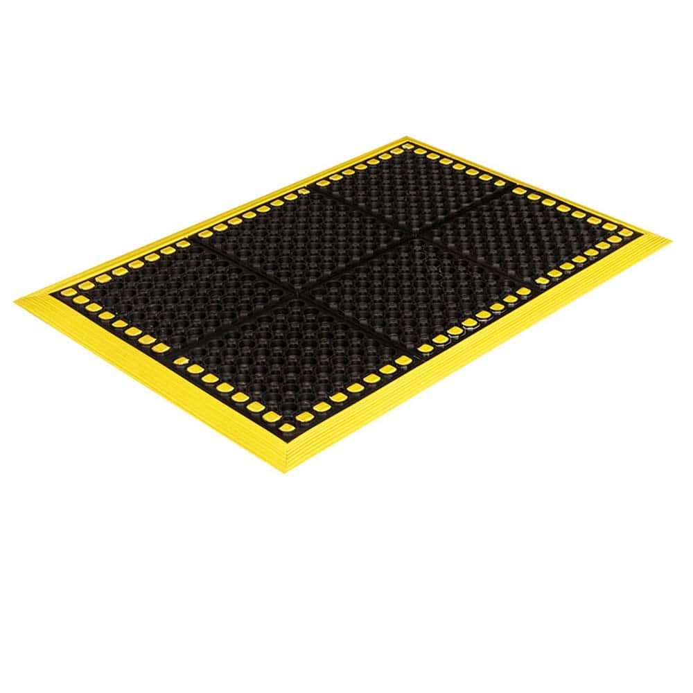 Crown Matting - Anti-Fatigue Matting; Dry or Wet Environment: Wet ; Length (Feet): 3.000 ; Width (Inch): 26 ; Thickness (Inch): 7/8 ; Surface Pattern: Perforated ; Surface Material: SBR Rubber - Exact Industrial Supply