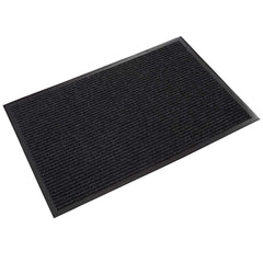 Crown Matting - Entrance Matting; Indoor or Outdoor: Indoor ; Traffic Type: Light ; Surface Material: Polypropylene ; Base Material: Vinyl ; Surface Pattern: Ribbed ; Color: Charcoal - Exact Industrial Supply