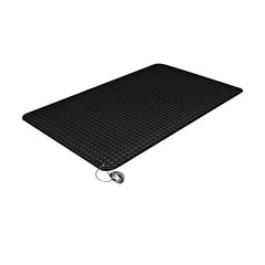 Crown Matting - Anti-Fatigue Matting; Dry or Wet Environment: Dry ; Length (Feet): 3.000 ; Width (Inch): 24 ; Width (Feet): 2.00 ; Thickness (Inch): 9/16 ; Surface Pattern: Diamond-Plate - Exact Industrial Supply