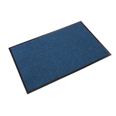 Crown Matting - Entrance Matting; Indoor or Outdoor: Indoor ; Traffic Type: Medium Duty ; Surface Material: Polypropylene ; Base Material: Vinyl ; Surface Pattern: V-Ribbed ; Color: Steel Blue - Exact Industrial Supply