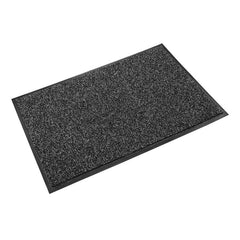Crown Matting - Entrance Matting; Indoor or Outdoor: Indoor ; Traffic Type: Medium ; Surface Material: Polypropylene ; Base Material: Vinyl ; Surface Pattern: Looped; Cut Pile ; Color: Gray - Exact Industrial Supply