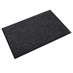 Crown Matting - Entrance Matting; Indoor or Outdoor: Indoor ; Traffic Type: Medium ; Surface Material: Polypropylene ; Base Material: Vinyl ; Surface Pattern: Chevron Ribbed ; Color: Charcoal - Exact Industrial Supply