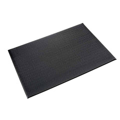 Crown Matting - Anti-Fatigue Matting; Dry or Wet Environment: Dry ; Length (Feet): 12.000 ; Width (Inch): 36 ; Width (Feet): 3.00 ; Thickness (Inch): 3/8 ; Surface Pattern: Pebbled; Smooth - Exact Industrial Supply