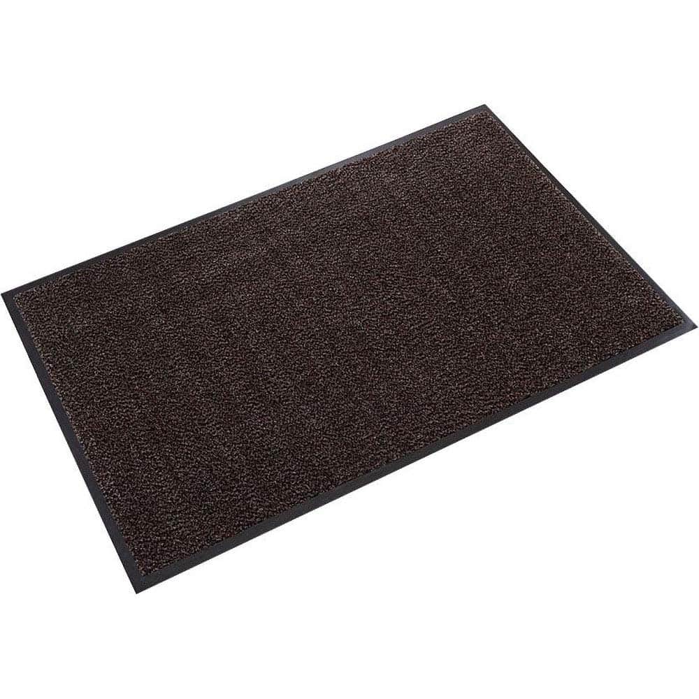 Crown Matting - Entrance Matting; Indoor or Outdoor: Indoor ; Traffic Type: Heavy Duty; Heavy/High Traffic ; Surface Material: Polypropylene ; Base Material: Nitrile Rubber; Vinyl ; Surface Pattern: Cut Pile ; Color: Walnut - Exact Industrial Supply