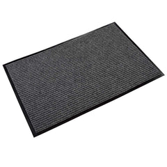 Crown Matting - Entrance Matting; Indoor or Outdoor: Indoor ; Traffic Type: Light ; Surface Material: Polypropylene ; Base Material: Vinyl ; Surface Pattern: Ribbed ; Color: Gray - Exact Industrial Supply