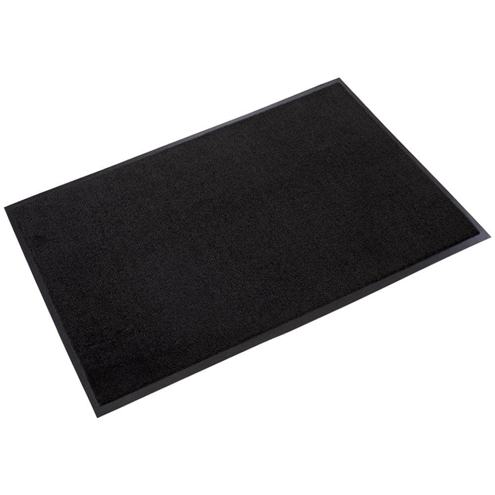 Crown Matting - Entrance Matting; Indoor or Outdoor: Indoor ; Traffic Type: Light; Light Duty ; Surface Material: Polypropylene ; Base Material: Vinyl ; Surface Pattern: Cut Pile ; Color: Black - Exact Industrial Supply