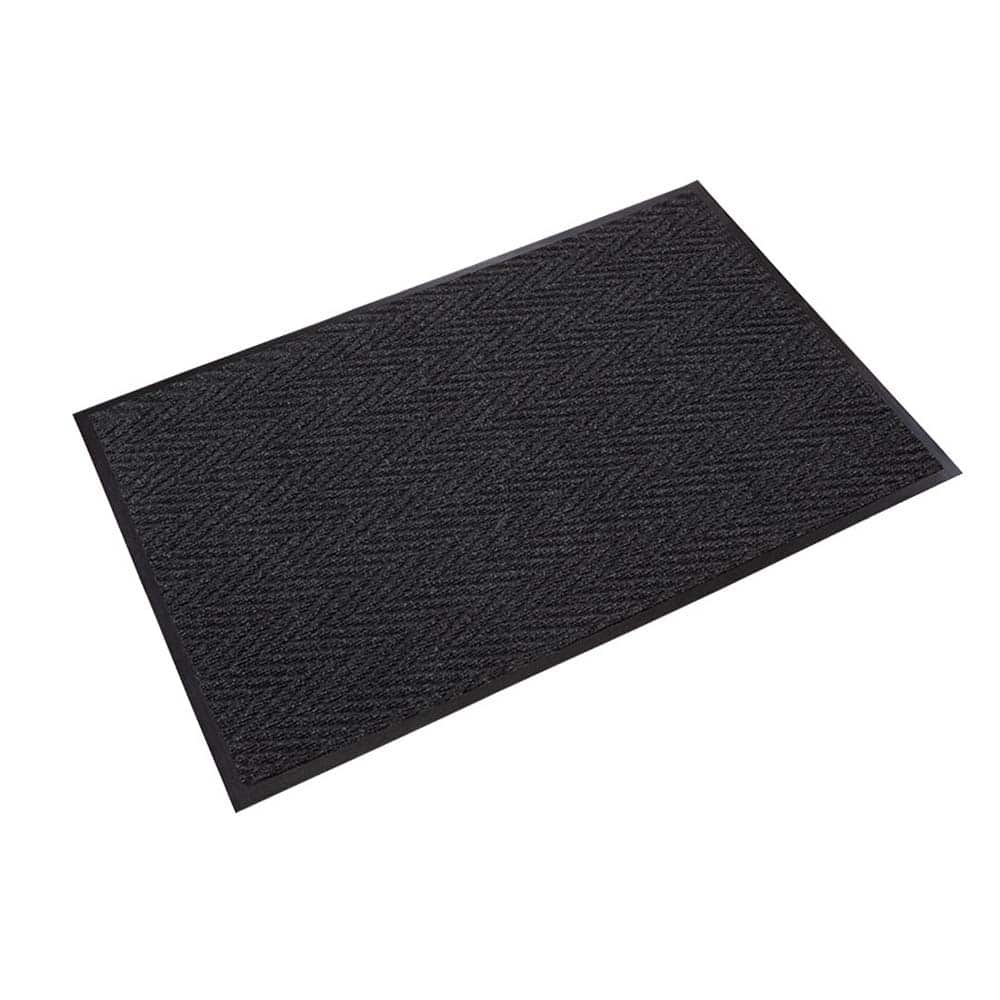 Crown Matting - Entrance Matting; Indoor or Outdoor: Indoor ; Traffic Type: Medium Duty ; Surface Material: Polypropylene ; Base Material: Vinyl ; Surface Pattern: V-Ribbed ; Color: Charcoal - Exact Industrial Supply