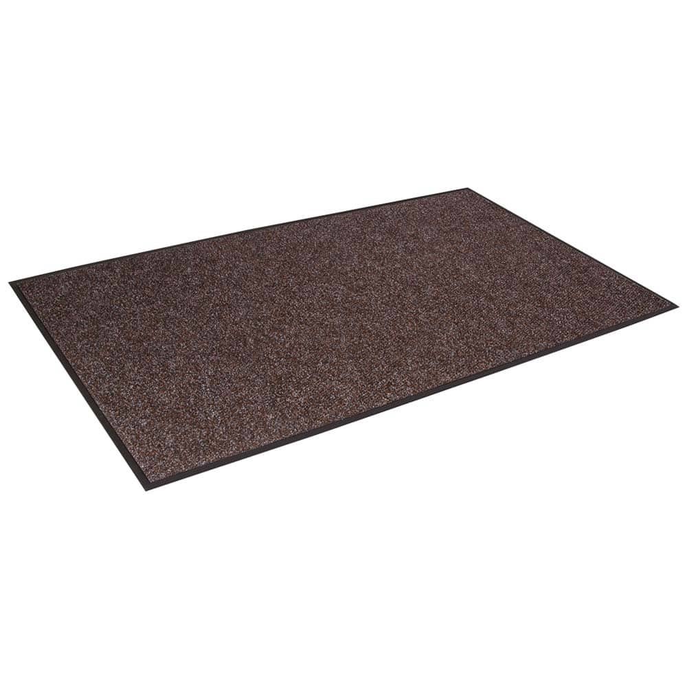 Crown Matting - Entrance Matting; Indoor or Outdoor: Indoor ; Traffic Type: Medium ; Surface Material: Polypropylene ; Base Material: Vinyl ; Surface Pattern: Chevron Ribbed ; Color: Walnut - Exact Industrial Supply