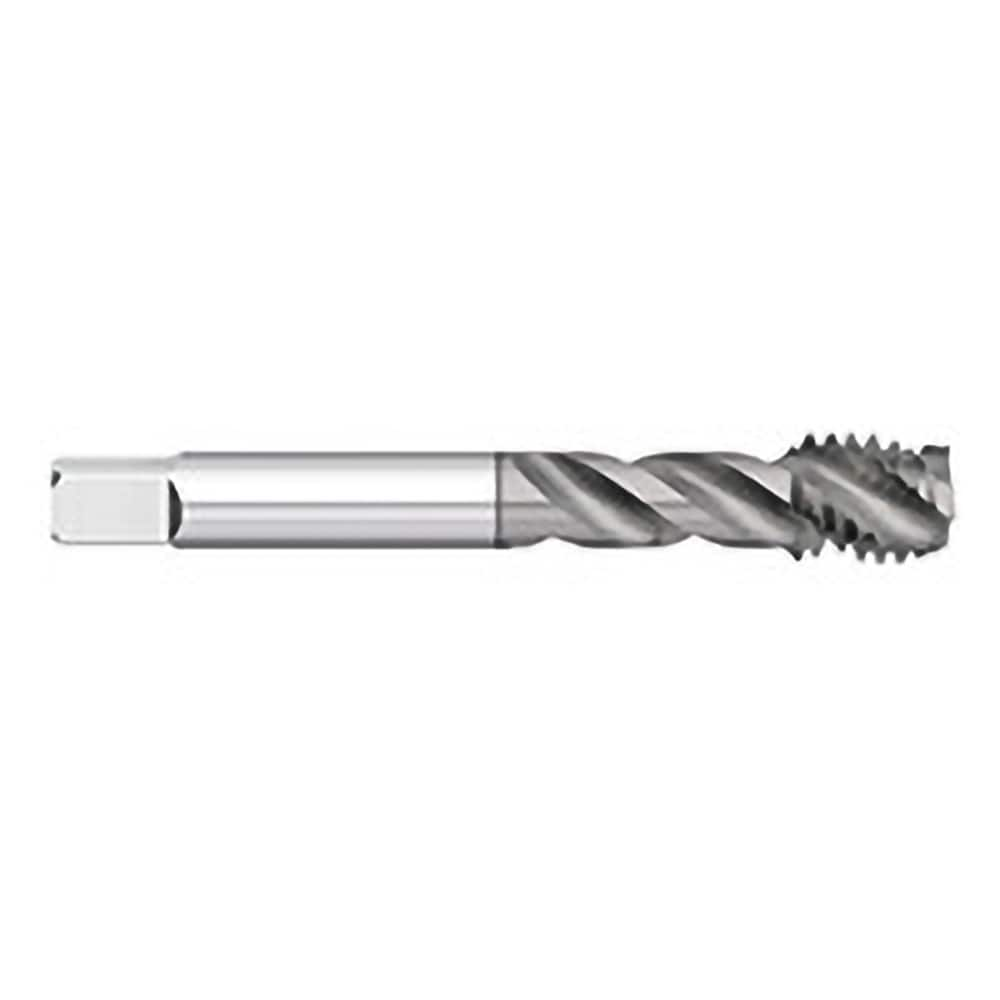 Titan USA - Spiral Flute Taps; Thread Size (Inch): 10-32 ; Chamfer: Semi-Bottoming ; Class of Fit: 2B/3B ; Thread Limit: H3 ; Number of Flutes: 3 ; Material: Powdered Metal - Exact Industrial Supply