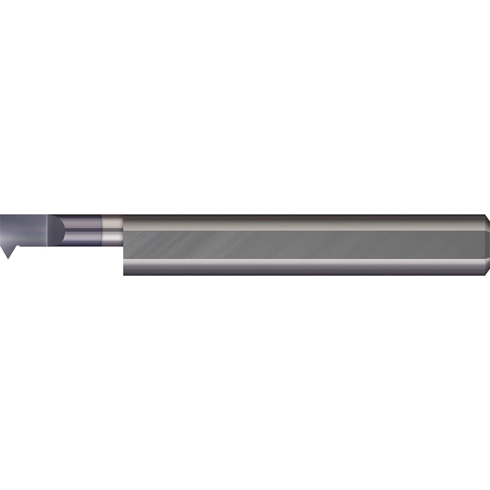 Micro 100 - Single Point Threading Tools; Thread Type: Internal ; Material: Solid Carbide ; Profile Angle: 60 ; Threading Diameter (Decimal Inch): 0.0800 ; Cutting Depth (Decimal Inch): 0.3500 ; Maximum Threads Per Inch: 56 - Exact Industrial Supply