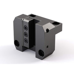 Global CNC Industries - Turret & VDI Tool Holders; Type: Mori OD Turning Block ; Clamping System: 115mm X 110mm ; Tool Axis: OD ; Through Coolant: No ; Outside Diameter (Decimal Inch): 1.2500 ; Additional Information: 4 Mounting Holes - Exact Industrial Supply