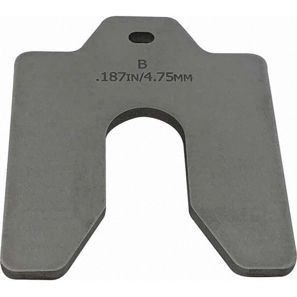 Maudlin Products - Metal Shim Stock Type: Slotted Shim Material: Stainless Steel - Exact Industrial Supply