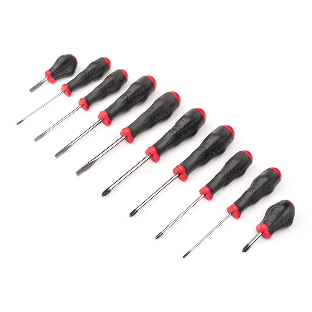 Screwdriver Sets; Screwdriver Types Included: Slotted; Phillips; Container Type: None; Number Of Pieces: 10