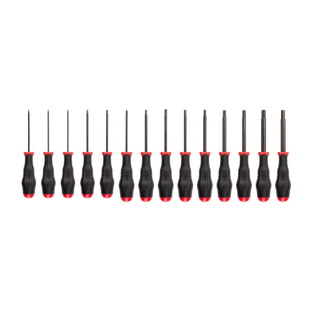 Screwdriver Sets; Screwdriver Types Included: Hex; Container Type: None; Hex Size: 1.5, 2, 2.5, 3, 3.5, 4, 4.5, 5, 5.5, 6, 7, 8, 9, 10mm; Finish: Black Oxide; Number Of Pieces: 14; Hex: Yes; Contents: 1.5-10mm