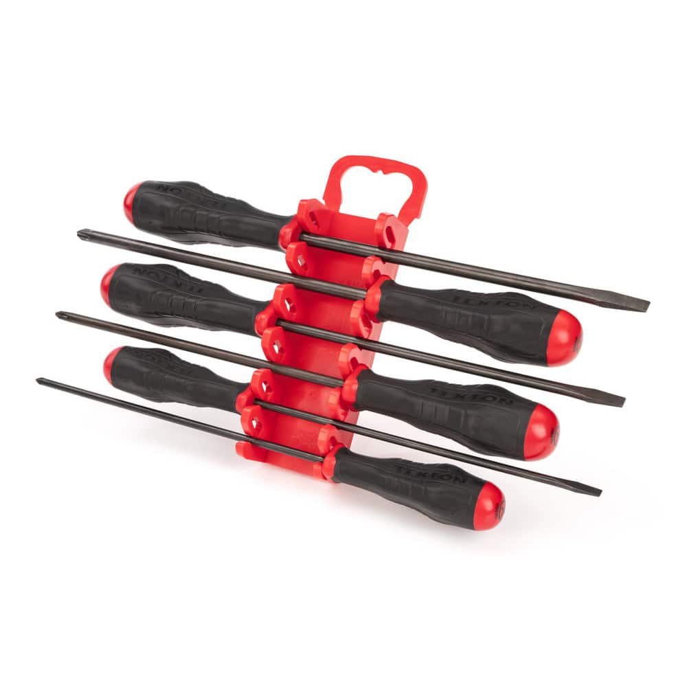 Screwdriver Sets; Screwdriver Types Included: Slotted; Phillips; Container Type: Plastic Holder; Finish: Black Oxide; Number Of Pieces: 6; Contents: #1-3 3/16-5/16″