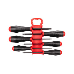 Screwdriver Sets; Screwdriver Types Included: Hex; Container Type: Plastic Holder; Hex Size: 2, 2.5, 3, 4, 5, 6mm; Finish: Black Oxide; Number Of Pieces: 6; Hex: Yes; Contents: 2-6mm