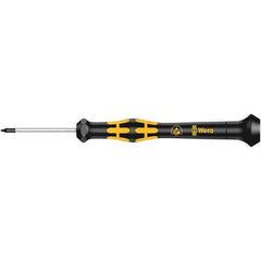 Wera - IPR1 Tamper Resistant Torx Driver - 40mm Blade Length, 137mm OAL, Ergonomic Handle - Exact Industrial Supply